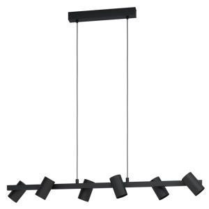 Gatuela 1 Hanglamp - E14 - 116 cm - Zwart