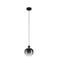 EGLO Oilella Hanglamp - E27 - 19 cm - Smoke glas - Zwart|Geelkoper