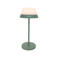 EGLO Meggiano Tafellamp - Aanraakdimmer - Draadloos - 32 cm - Groen/Wit - Instelbaar RGB & wit licht - Oplaadbaar - Buiten en Binnen
