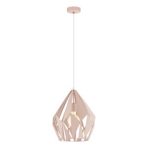 Carlton-P - hanglamp - Ø31 cm - E27 - abrikoos