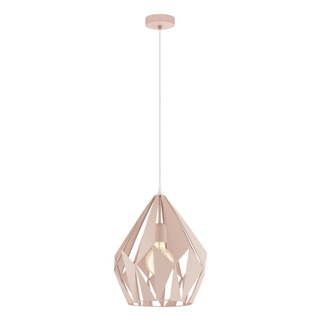 EGLO Carlton-P - hanglamp - Ø31 cm - E27 - abrikoos