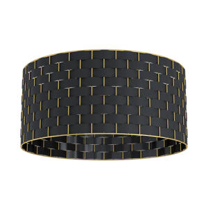 Marasales Plafondlamp - E27 - Ø 48 cm - Zwart/Geelkoper