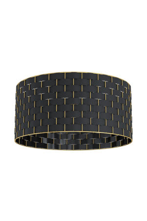 Marasales Plafondlamp - E27 - Ø 48 cm - Zwart/Geelkoper  