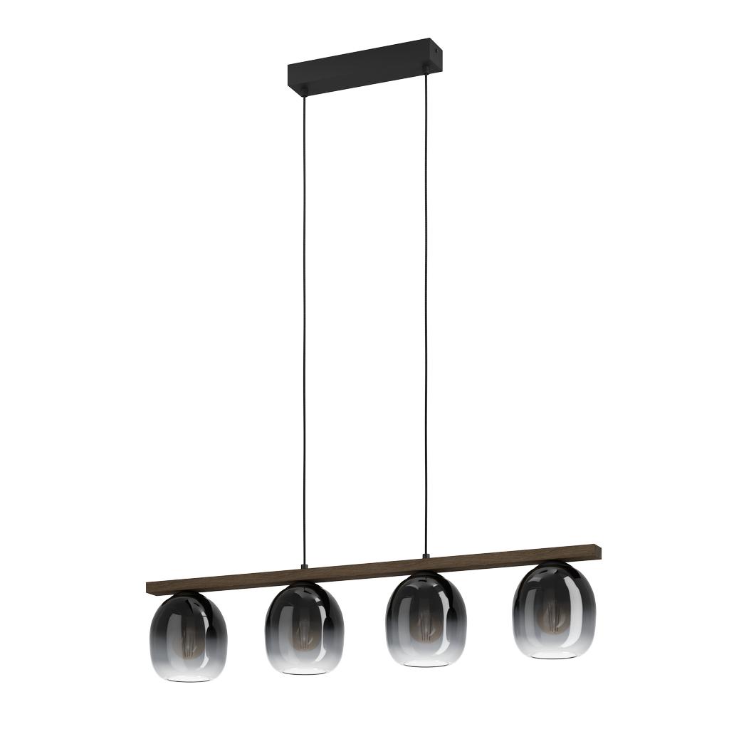 EGLO Filago Hanglamp - E27 - 88 cm - Zwart|Bruin