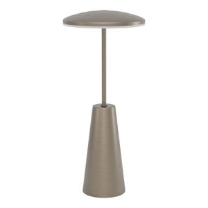 Piccola Tafellamp - Aanraakdimmer - Draadloos - 28 cm - Donker Brons - Instelbaar wit licht - Oplaadbaar - Buiten en Binnen