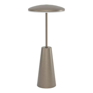 Piccola Tafellamp - Aanraakdimmer - Draadloos - 28 cm - Donker Brons - Instelbaar wit licht - Oplaadbaar - Buiten en Binnen