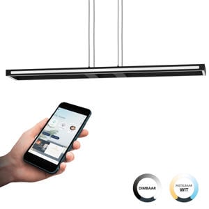 connect.z Salvilanas-Z Hanglamp - 116 cm - Zwart/Wit - Instelbaar wit licht - Dimbaar - Zigbee