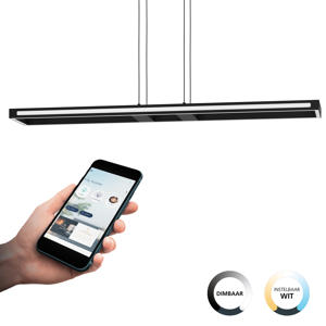 connect.z Salvilanas-Z Hanglamp - 116 cm - Zwart/Wit - Instelbaar wit licht - Dimbaar - Zigbee