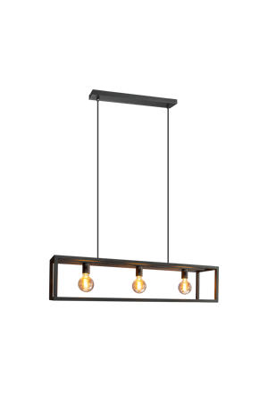 Eldrick Hanglamp - E27 - 70 cm - Zwart  