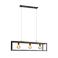 EGLO Eldrick Hanglamp - E27 - 70 cm - Zwart