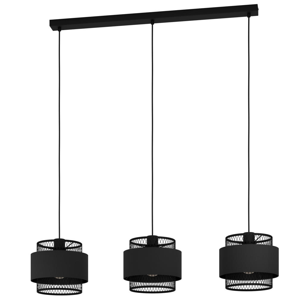 EGLO Bazely Hanglamp - E27 - 99 cm - Zwart