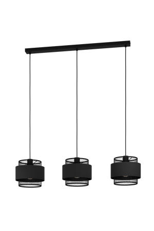 Bazely Hanglamp - E27 - 99 cm - Zwart  