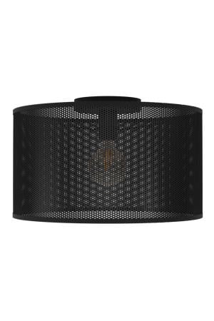 Manby Plafondlamp - E27 - Ø 45 cm - Zwart - Staal