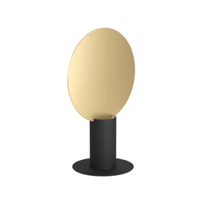 Sarona Tafellamp - GU10 - 31,5 cm - Zwart/Goud - Staal