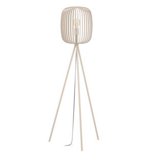 Romazzina Vloerlamp - E27 - metaal- driepoot - 140 cm - Zandkleur  