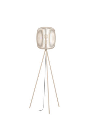 Romazzina Vloerlamp - E27 - metaal- driepoot - 140 cm - Zandkleur 