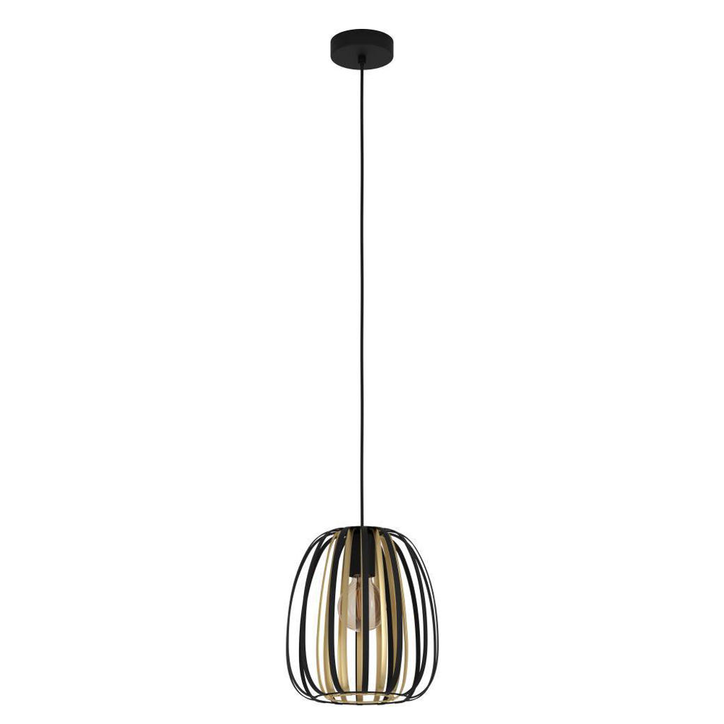 EGLO Encinitos Hanglamp - E27 - Ø 25,5cm - Staal - Zwart|Goud