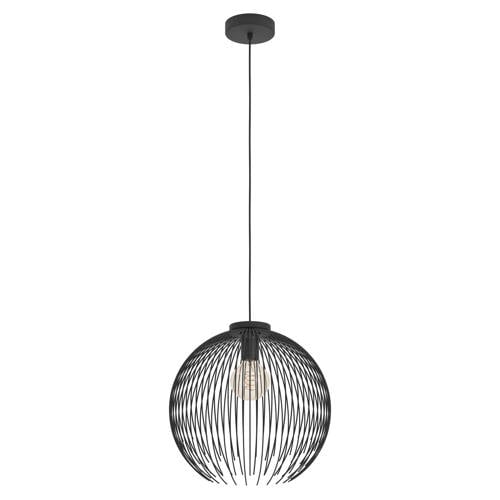 EGLO Venezuela Hanglamp - E27 - Ø 40 cm - Zwart afbeelding