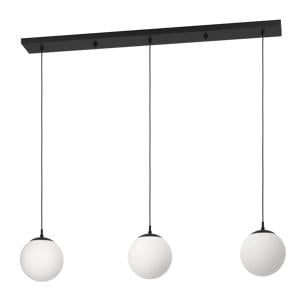 Rondo 3 Hanglamp - E27 - 121 cm - Zwart/Wit