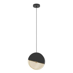 Mumbles Hanglamp - E27 - 28,5 cm - Zwart/Goud