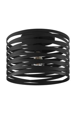 Cremella Plafondlamp - E27 - Ø 37 cm - Zwart