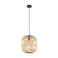 EGLO Bordesley Hanglamp - E27 - Ø 35 cm - Zwart/Hout
