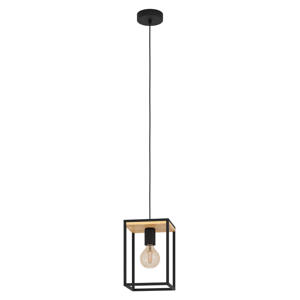 Libertad Hanglamp - E27 - 18 cm - Zwart/Bruin