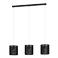 EGLO Manby Hanglamp - E27 - 90 cm - Zwart - Staal