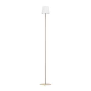 Fiorana Vloerlamp - E14 - Hoogte 140,5 cm - Zandkleur/Wit