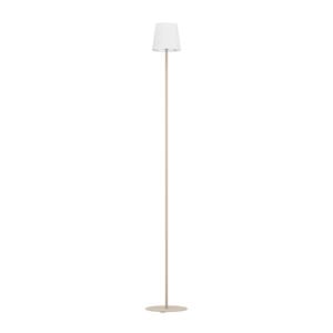 Fiorana Vloerlamp - E14 - Hoogte 140,5 cm - Zandkleur/Wit 