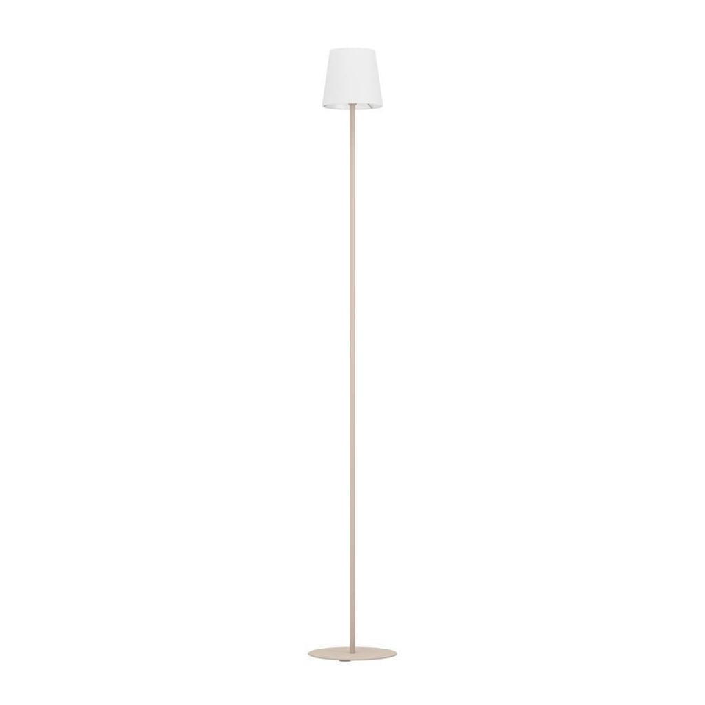 EGLO Fiorana Vloerlamp - E14 - Hoogte 140,5 cm - Zandkleur|Wit