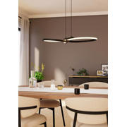 thumbnail: EGLO Serpins Hanglamp - LED - 66 cm - Zwart/Wit