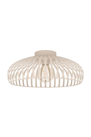 Mogano 3 Plafondlamp - E27 - Ø 43 cm - Zandkleur - Staal  