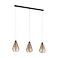 EGLO Adwickle Hanglamp - E27 - 87 cm - Zwart|Bruin