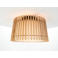 EGLO Fattoria Plafondlamp - E27 - Ø 38 cm - Zwart|Bruin|Wit - Hout |Textiel