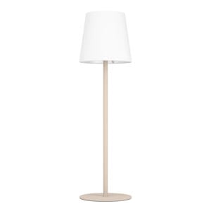 Fiorana Tafellamp - E14 - 53 cm - Zandkleur/Beige/Wit