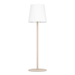 Fiorana Tafellamp - E14 - 53 cm - Zandkleur/Beige/Wit 