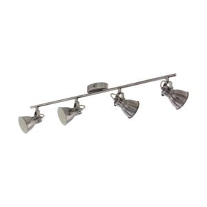 Seras Spot - GU10 - 4 lichts - 77 cm - Grijs/Crème