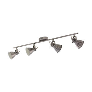 Seras Spot - GU10 - 4 lichts - 77 cm - Grijs/Crème  