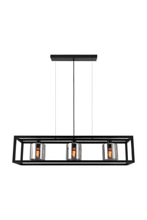 Brisling Hanglamp - E27 - 110 cm - Zwart