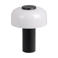 EGLO Ponente Tafellamp - Aanraakdimmer - Draadloos - LED - 20 cm - Zwart/Wit - Instelbaar wit licht - Oplaadbaar - Buiten en Binnen