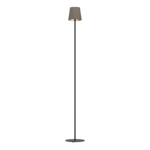Fiorana Vloerlamp - E14 - Hoogte 140,5 cm - Zwart/Cappucino/Goud
