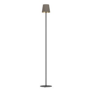 Fiorana Vloerlamp - E14 - Hoogte 140,5 cm - Zwart/Cappucino/Goud