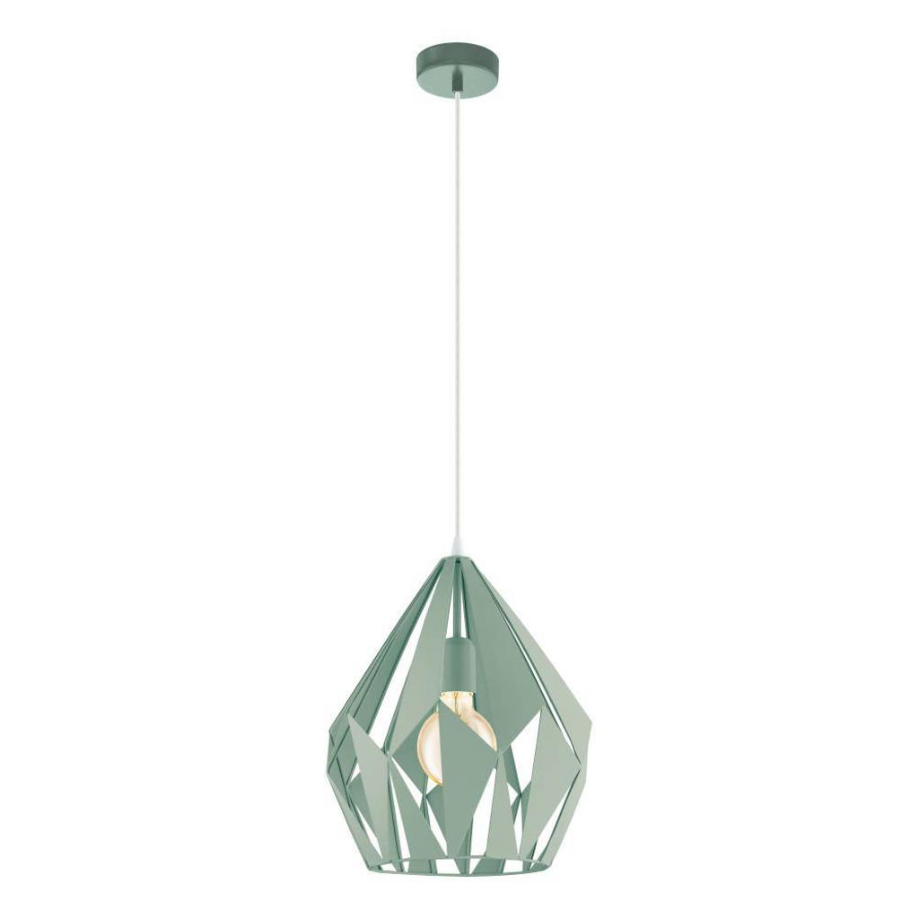 EGLO Carlton-P Hanglamp - Ø31 cm - E27 - Groen