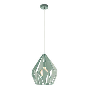 Carlton-P Hanglamp - Ø31 cm - E27 - Groen