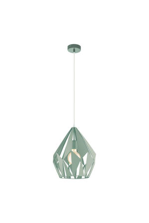 Carlton-P Hanglamp - Ø31 cm - E27 - Groen 