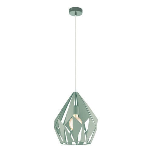 EGLO Carlton-P Hanglamp - Ø31 cm - E27 - Groen afbeelding