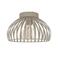 EGLO Mogano 3 Plafondlamp - E27 - Ø 28 cm - Zandkleur - Staal