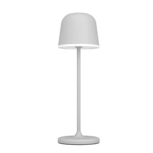 Mannera Tafellamp - Aanraakdimmer - Draadloos - 34 cm - Grijs/Wit - Oplaadbaar - Binnen en Buiten