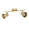 EGLO Seras Spot - GU10 - 2 lichts - 37 cm - Goud